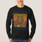 T-shirt Coffee bear (Devant)