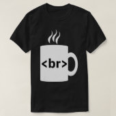 T-shirt Coffee Break JavaScript Computer Science Program (Design devant)
