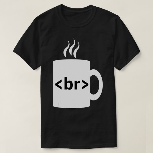 T-shirt Coffee Break JavaScript Computer Science Program (Design devant)