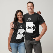 T-shirt Coffee Break JavaScript Computer Science Program (Unisexe)