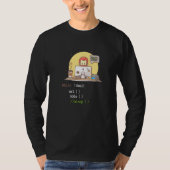T-shirt Coffee Cat It Programme Code Programmeur Coder Com (Devant)