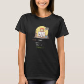 T-shirt Coffee Cat It Programme Code Programmeur Coder Com (Devant)