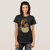 T-shirt Coffee coffee drinker artwork motif (Devant entier)