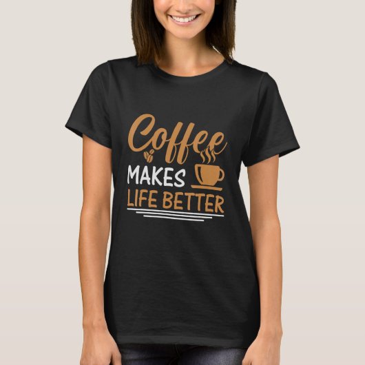 T-shirt Coffee  for Coffee  and Baristas caffeine 1 (Devant)