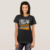 T-shirt Coffee Hope pour le meilleur Cool graphique Saying (Devant entier)