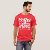 T-shirt Coffee Ishe Answer I Dont Rememberhe Question boy (Devant entier)