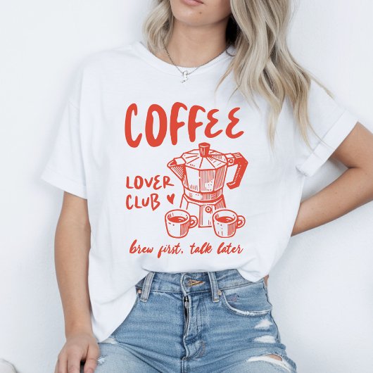 T-shirt Coffee Lover Club