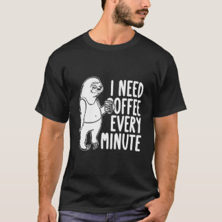 T-shirt Coffee Roaster Roasting Cafe Barista Coffee Sloth