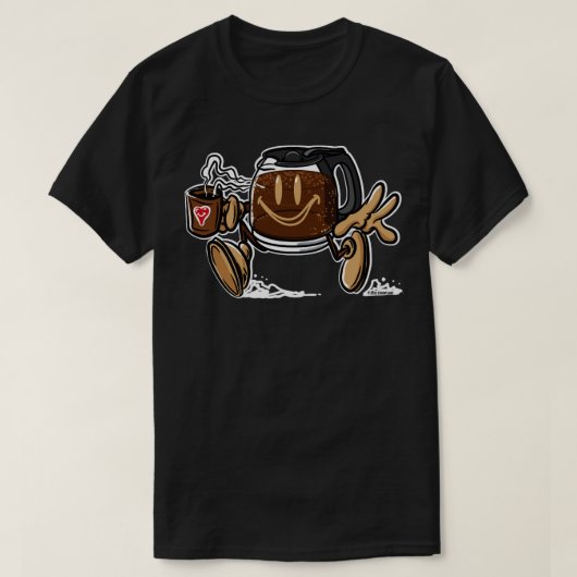 T-shirt Coffee Run (Design devant)