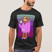 T-shirt coffee sloth (Devant)