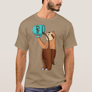 T-shirt Coffee Sloth1