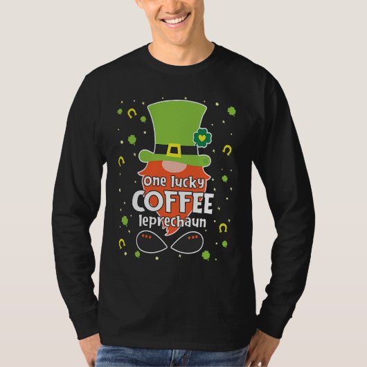 T-shirt Coffee  St Patricks Day Gnome Matching (Devant)