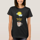 T-shirt Coffee Time – Cute Smiling Cup (Devant)