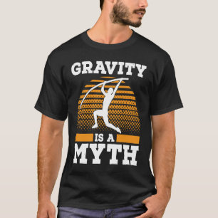 T-shirt Coffre À Poteaux Pour Athlétisme Bar High Jumper T