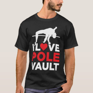 T-shirt Coffre À Poteaux Pour Athlétisme Bar High Jumper T