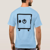 T-shirt Coffre-fort noir (Dos)
