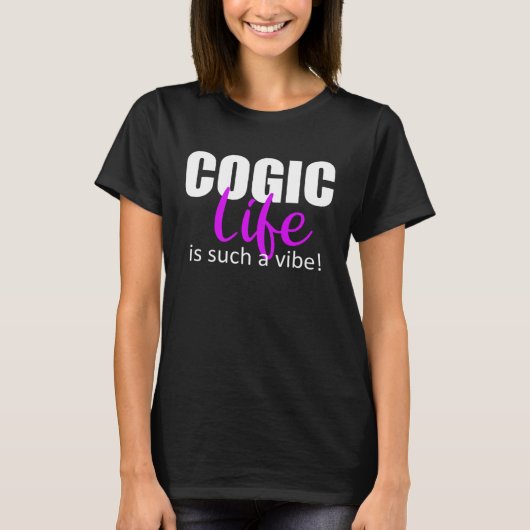 T-shirt COGIC Life is Such a Vibe Religious (Devant)