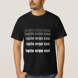 T-shirt Cogito Ergo Somme - Plain