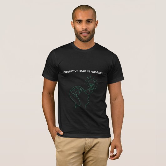 T-shirt Cognitive Load in Progress  (Devant entier)