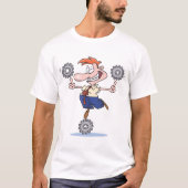 T-shirt Cogs de l'équilibre des hommes (Devant)