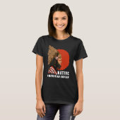 T-shirt Coiffe Indigène Indienne Amérindienne (Devant entier)