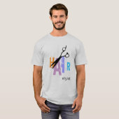 T-shirt Coiffeur (Devant entier)