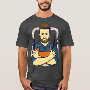 T-shirt Coiffeur coiffeur Barber Barbershop Shop