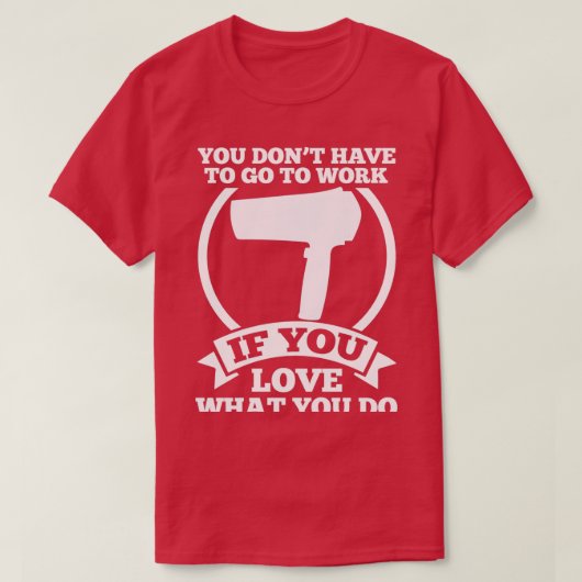 T-shirt Coiffeur coiffeur coiffeur coiffeur ciseaux de che (Design devant)