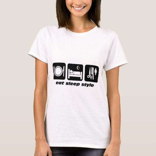 T-shirt Coiffeur drôle (Devant)