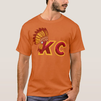 T-shirt Coiffeur en chef de la KC rouge et or