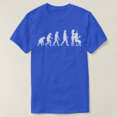 T-shirt Coiffeur Evolution coiffeuse coiffeuse (Design devant)