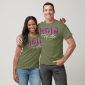 T-shirt Coiffeur Hustler Léopard Rose Funny Coiffeur (Unisexe)
