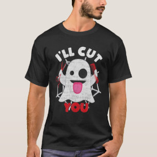 T-shirt Coiffeur Je te coupe coiffeur Halloween Gho