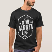 T-shirt Coiffeur professionnel Barber Life (Devant)