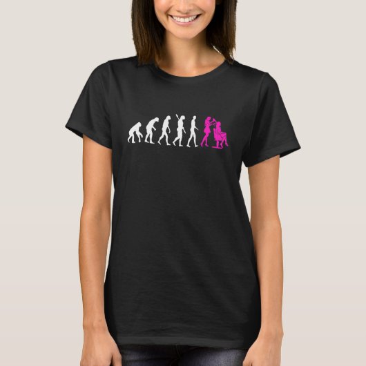 T-shirt Coiffeur Salon de coiffure Evolution Coiffeur Barb (Devant)