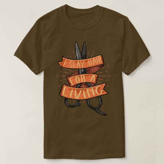 T-shirt Coiffeuse coiffeuse coiffeuse (Design devant)