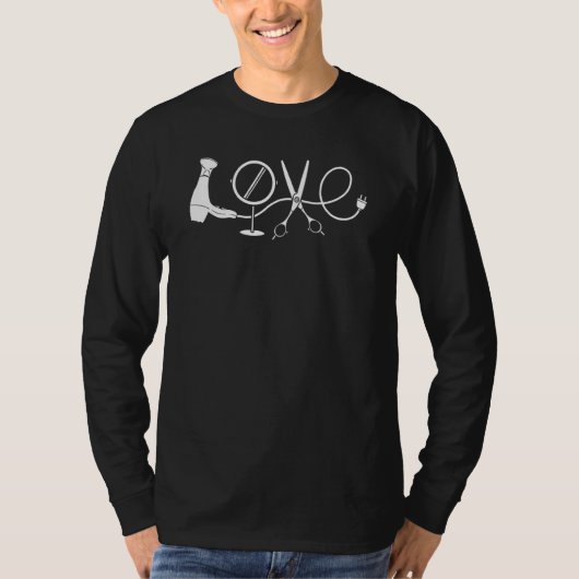 T-shirt Coiffeuse Coiffeuse Coiffeuse Beauticiens Coiffeus (Devant)