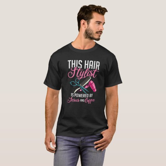 T-shirt Coiffeuse Coiffeuse Coiffeuse Coiffeuse Coiffeuse (Devant entier)