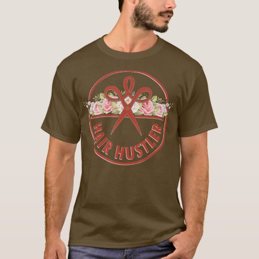 T-shirt Coiffeuse Coiffeuse coiffeuse Idée cadeau Coiffeus (Devant)