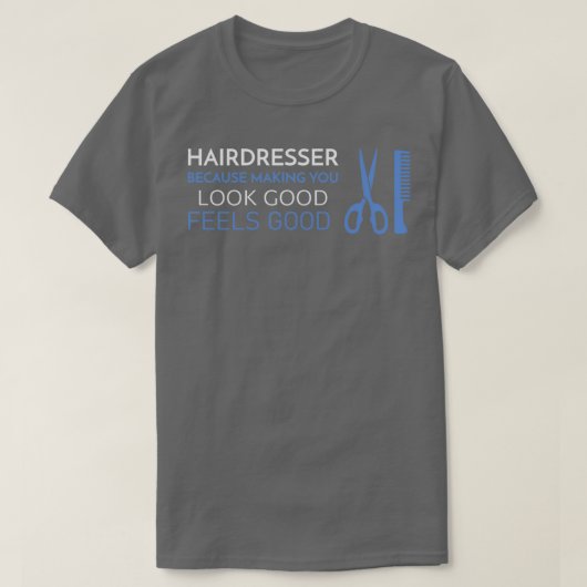 T-shirt Coiffeuse coiffeuse passion (Design devant)