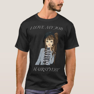 T-shirt Coiffeuse et ongle Beauticier