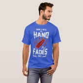 T-shirt Coiffeuse Stylo Coiffeuse Ne Bite Pas La Main Que (Devant entier)