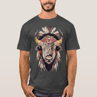 T-shirt Coiffure amérindienne de Buffalo