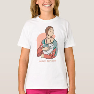T-shirt Coiffure de chat pas d'importance mignon Leonardo