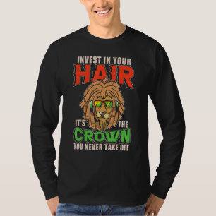 T-shirt Coiffure en cadenas Rastafari Loc'd Up Coiffure Af