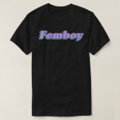 T-shirt Coiffure esthétique Femboy (Design devant)