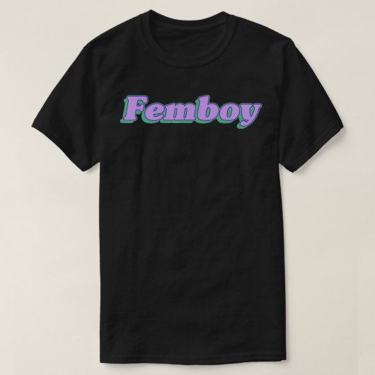 T-shirt Coiffure esthétique Femboy (Design devant)