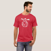 T-shirt Coiffure et masque Petroglyph (Devant entier)