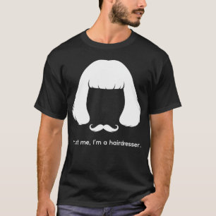 T-shirt Coiffure étrange et silhouette de mème à moustache