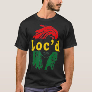 T-shirt Coiffure Locale Femme noire Melanin Girl Junetdix